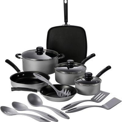 15-Piece Non-Stick Cookware Set